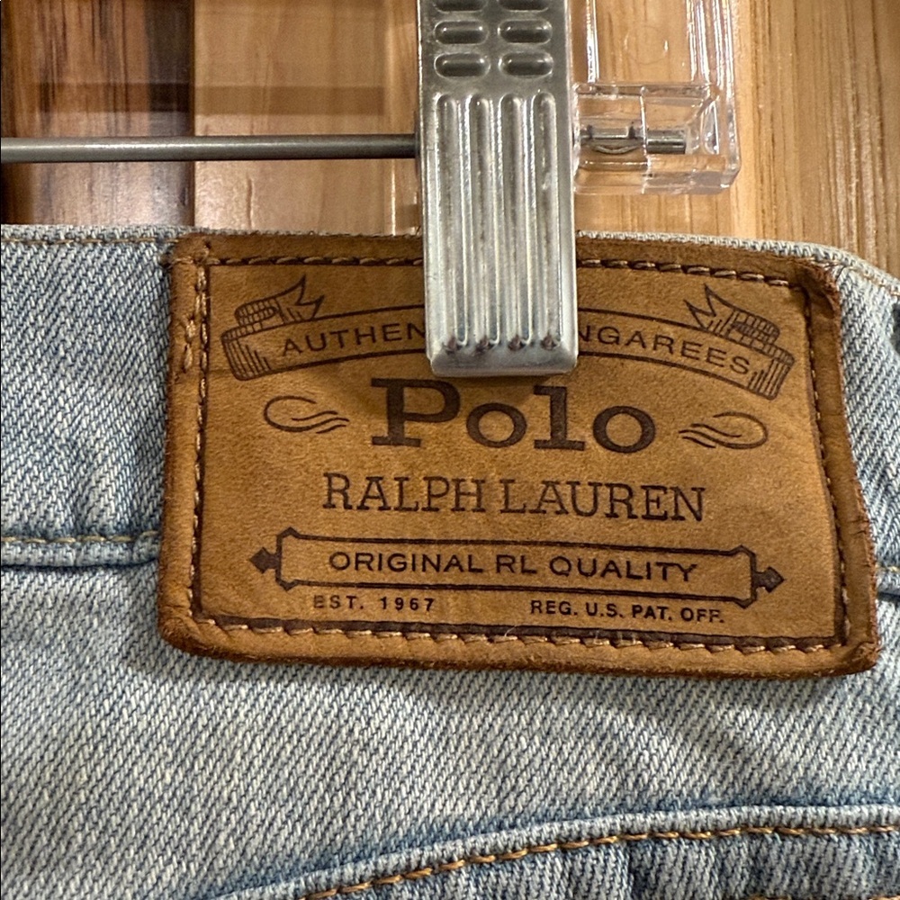 Vintage Y2K Polo Ralph Lauren Jeans Classic Fit Straight Leg Denim Dungarees - Picture 8 of 12